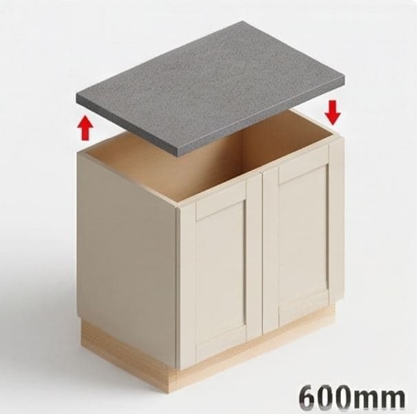 Tủ bếp dưới 600