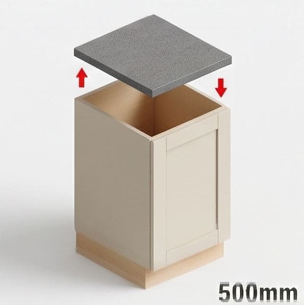 Tủ bếp dưới 500