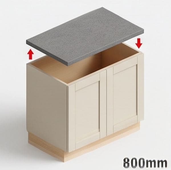 Tủ bếp dưới 800
